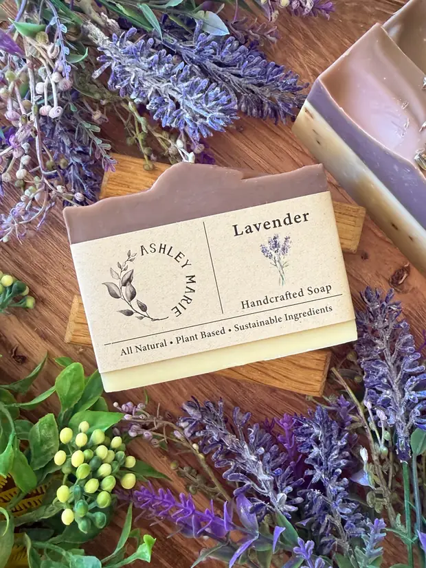 Lavender Soap — handmade soap from Ashley Marie Soap
