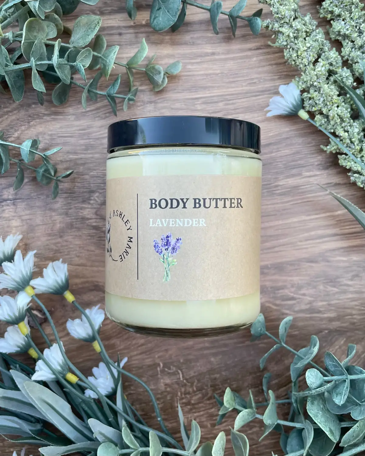 Body Butter, cut bar showing the colour and swirl