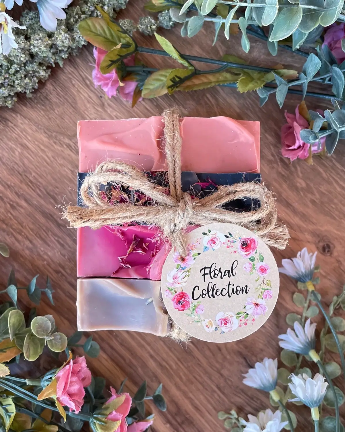 Floral Soap Collection — handmade soap bundle from Ashley Marie Soap