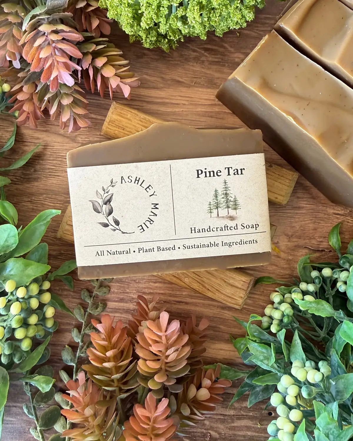 Pine Tar Soap — handmade soap from Ashley Marie Soap