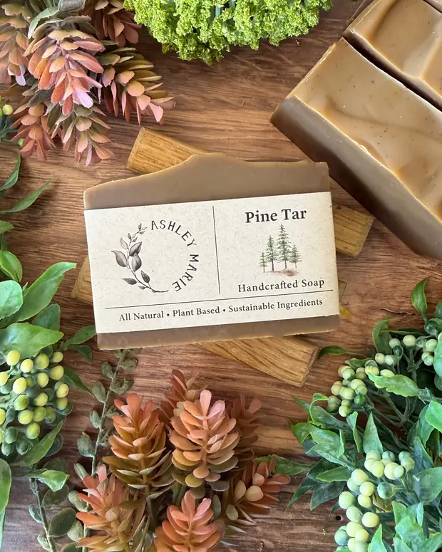 Pine Tar Soap — handmade soap from Ashley Marie Soap
