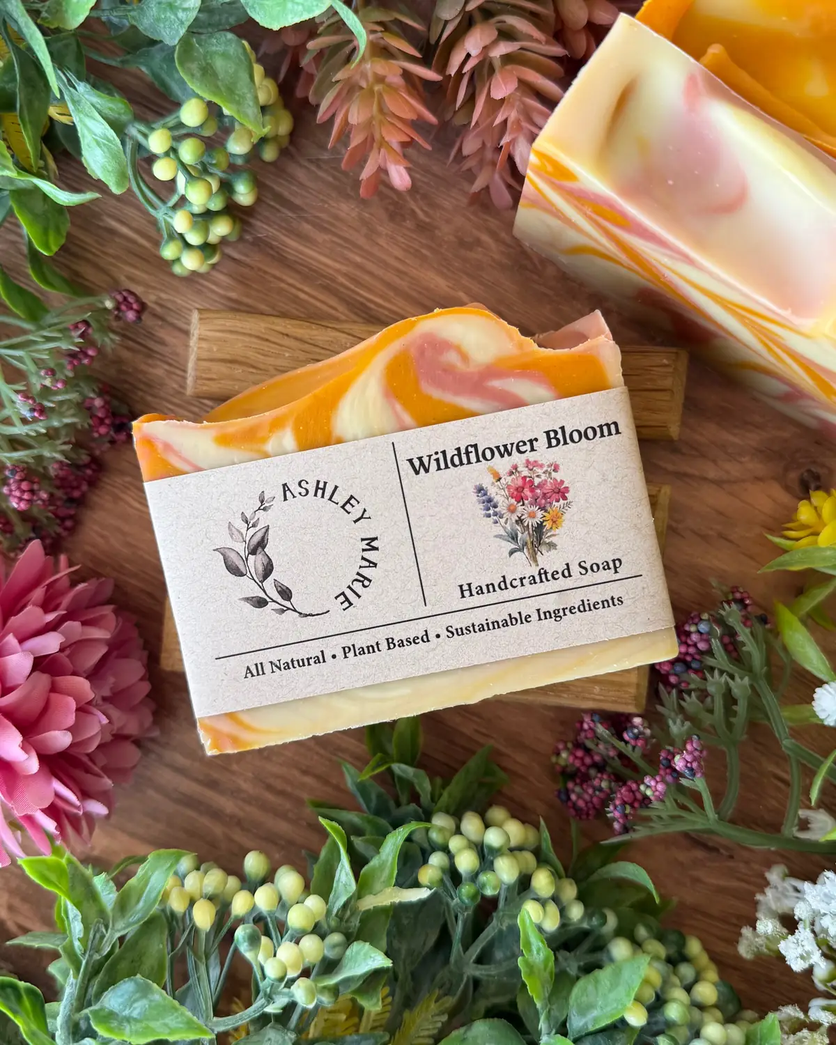 Wildflower Bloom Soap — handmade soap from Ashley Marie Soap