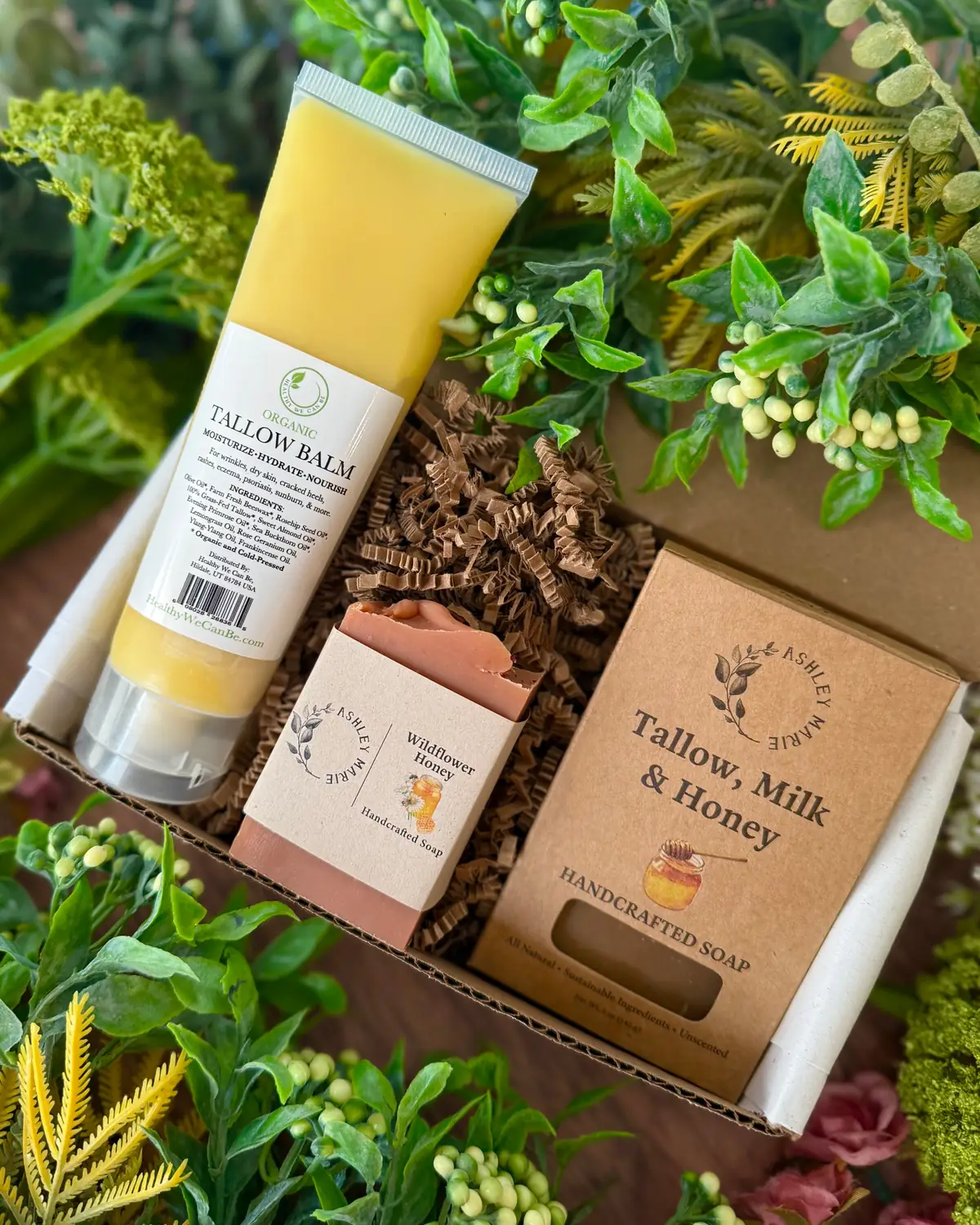 Tallow + Honey Gift Box — handmade soap from Ashley Marie Soap